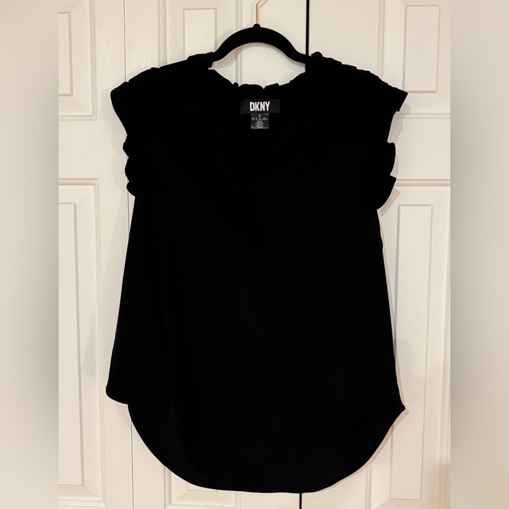 DKNY Women's Black Sleeveless Top